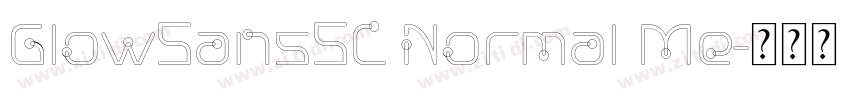 GlowSansSC Normal Me字体转换